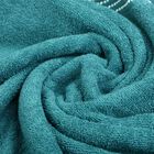 370 GSM Teal Blue Cotton Bath Towel, , small image number null