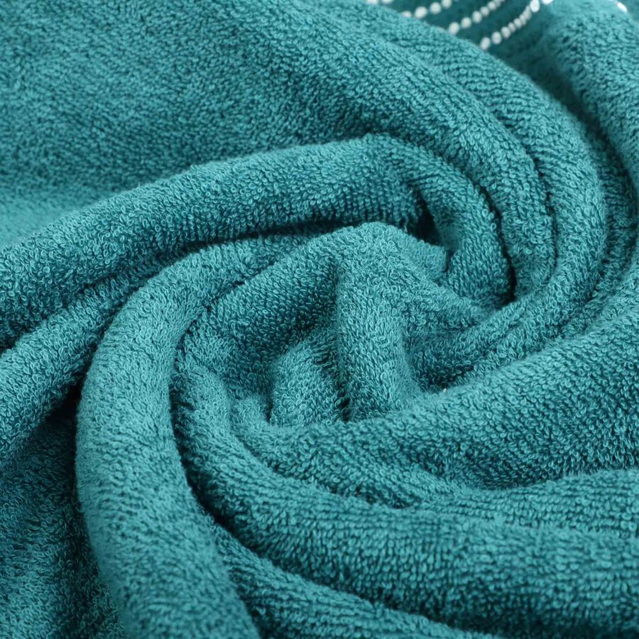 370 GSM Teal Blue Cotton Bath Towel, , large image number null