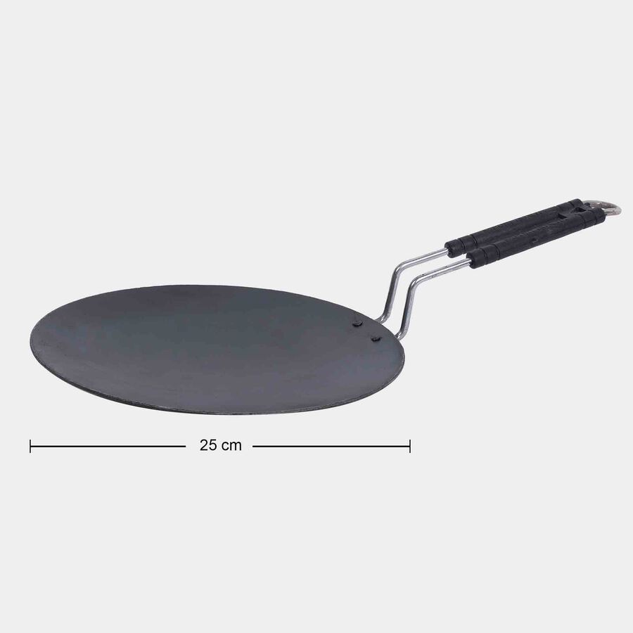 Iron Tawa With Wooden Handle (25cm), , large image number null