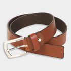 Men's Tan Leather Casual Belt, , small image number null