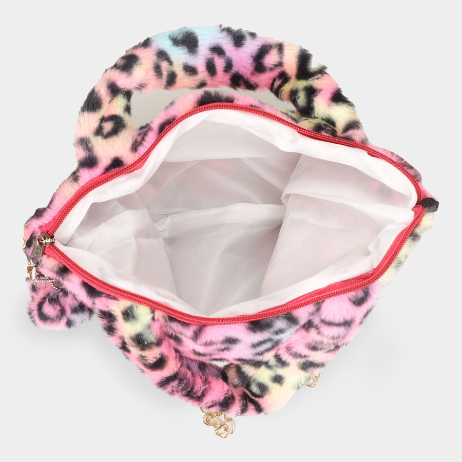 Kid's Pink Fur Bag , , large image number null