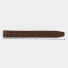 Men's Brown Leather Casual Belt, , small image number null