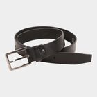 Men's Black Leather Formal Belt, , small image number null