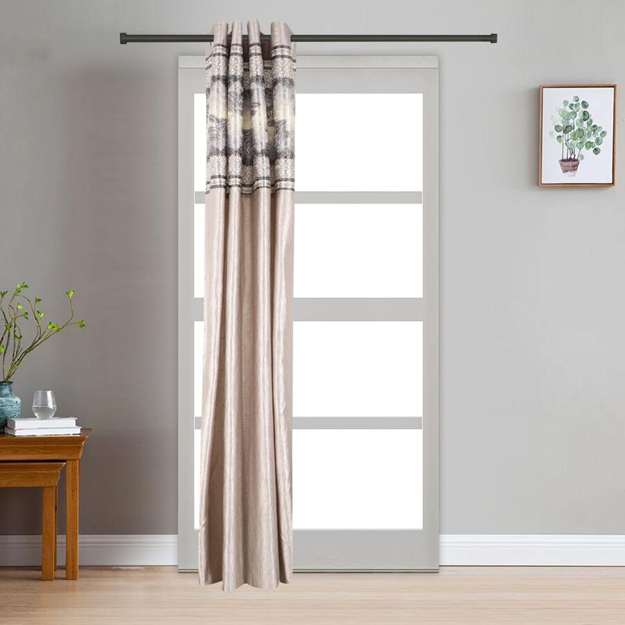 7ft. Light Grey Polyester Door Curtain, , large image number null