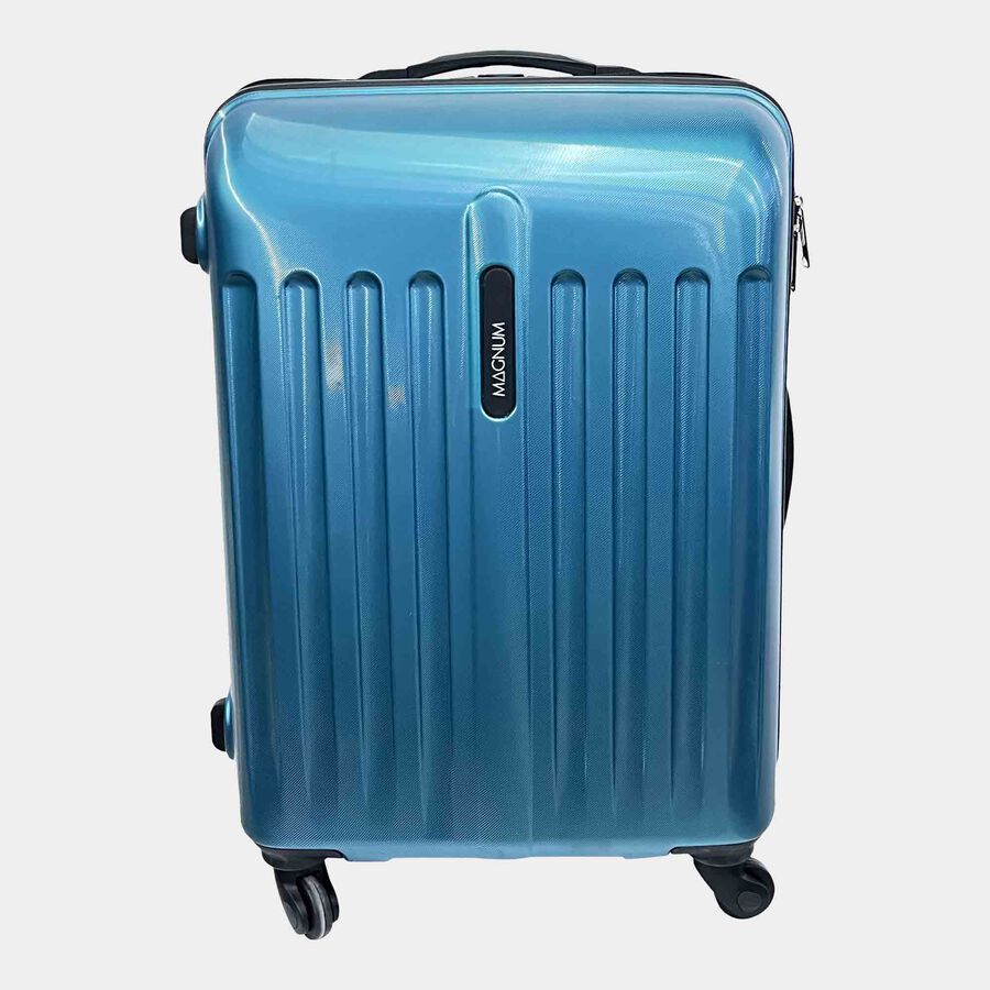 4-Wheel Light Blue Polycarbonate Hard Case Trolley, Medium, , large image number null