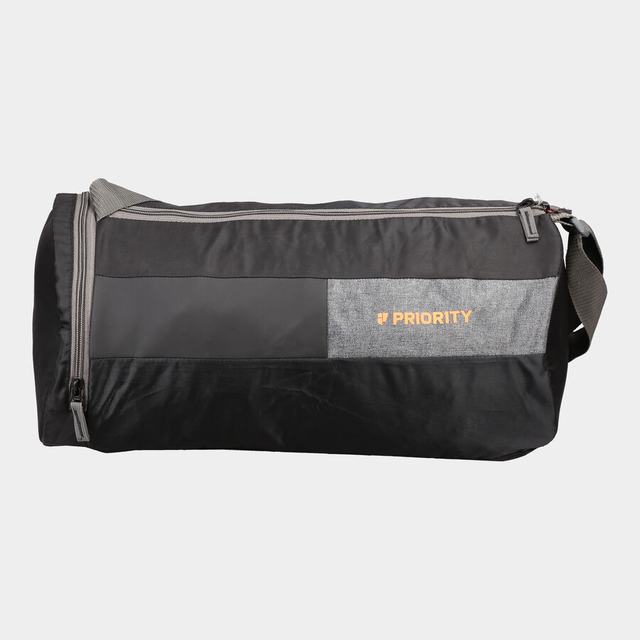 Black Polyester Duffle Bag, , large image number null