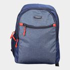Dark Blue Polyester Backpack, Medium Size, , small image number null