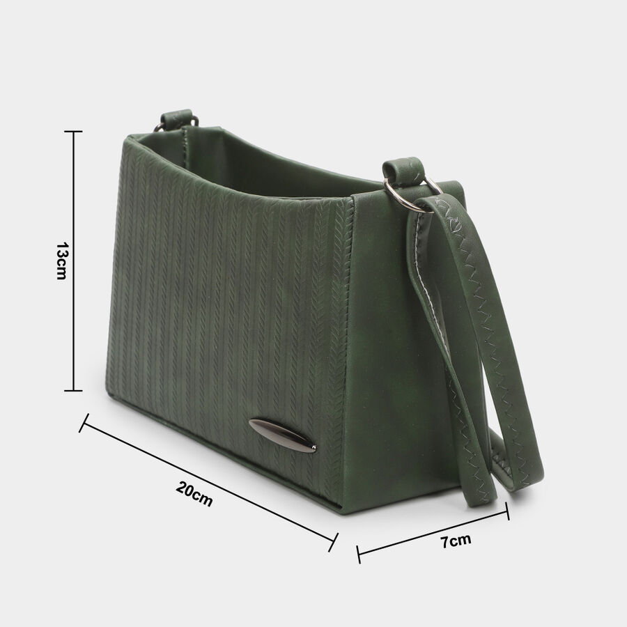 Green Women's Sling Bag, , large image number null