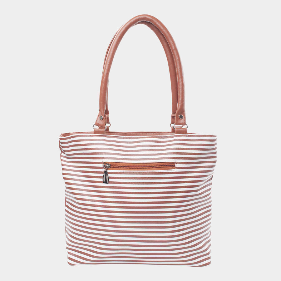 Women's Polyurethane Tote Bag, Printed, Medium Size, , large image number null