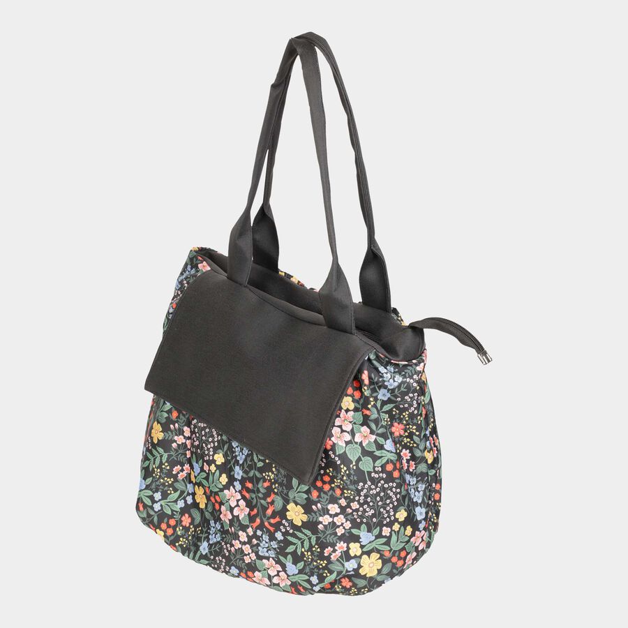 Women's Printed Fabric-Polyester Bucket Bag, Medium, , large image number null