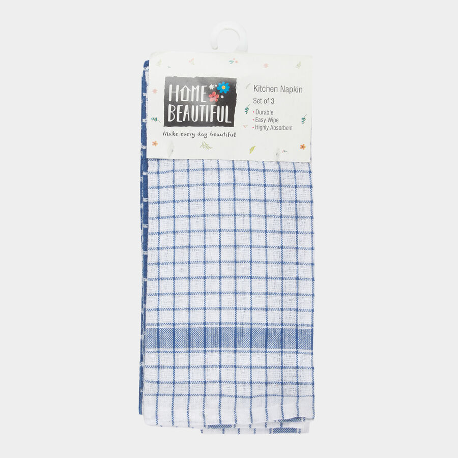 Cotton Kitchen Napkin Set of 3, , large image number null