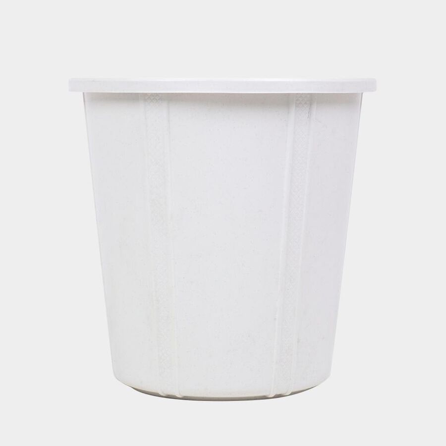 5 L Off-White Plastic Dustbin, , large image number null