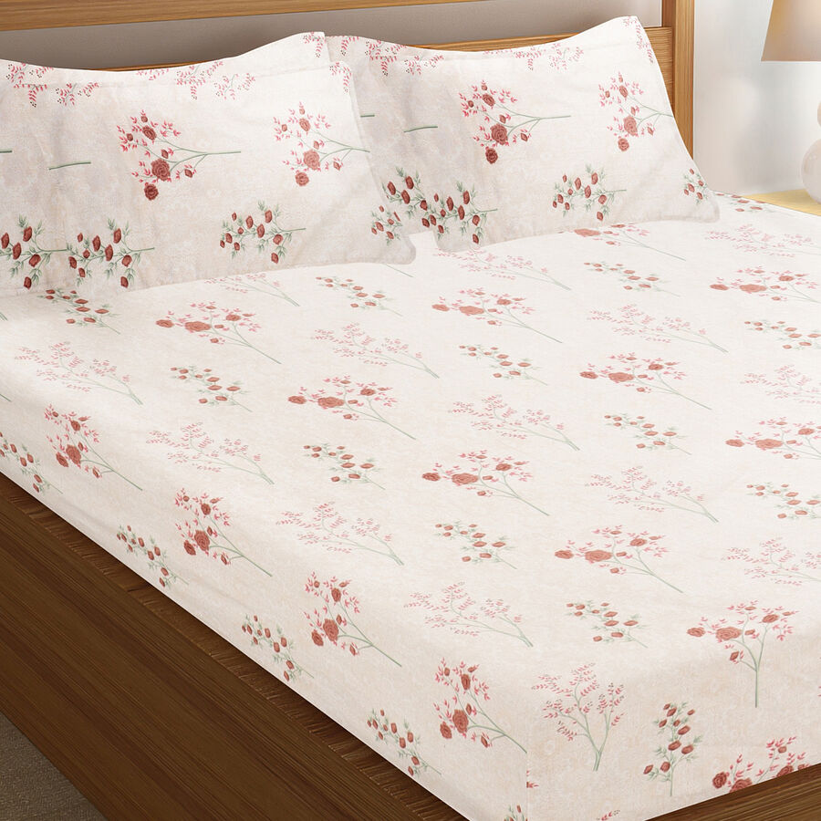 Multicolour Cotton Double Bedsheet, , large image number null