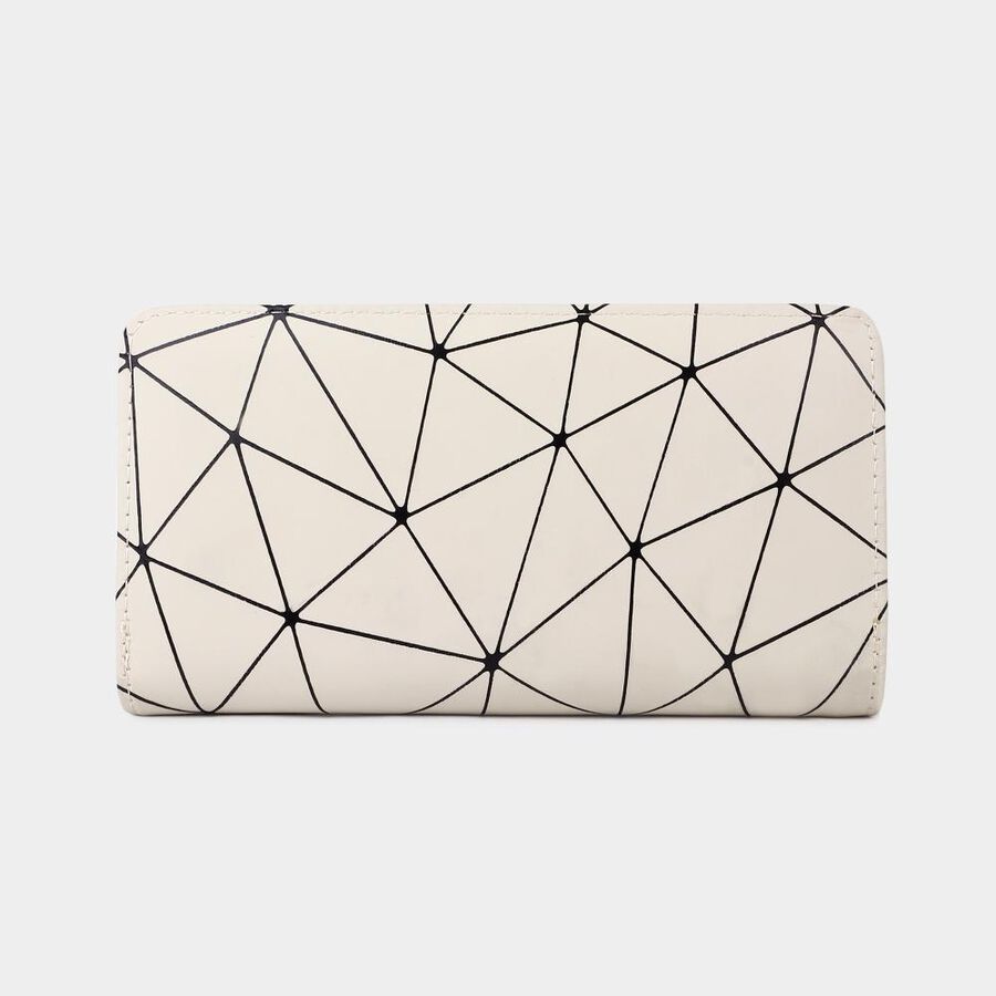 Women's Pink Polyurethane Long Wallet, , large image number null