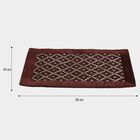 Anti-Skid Brown Polyester Cotton Door Mat, , small image number null