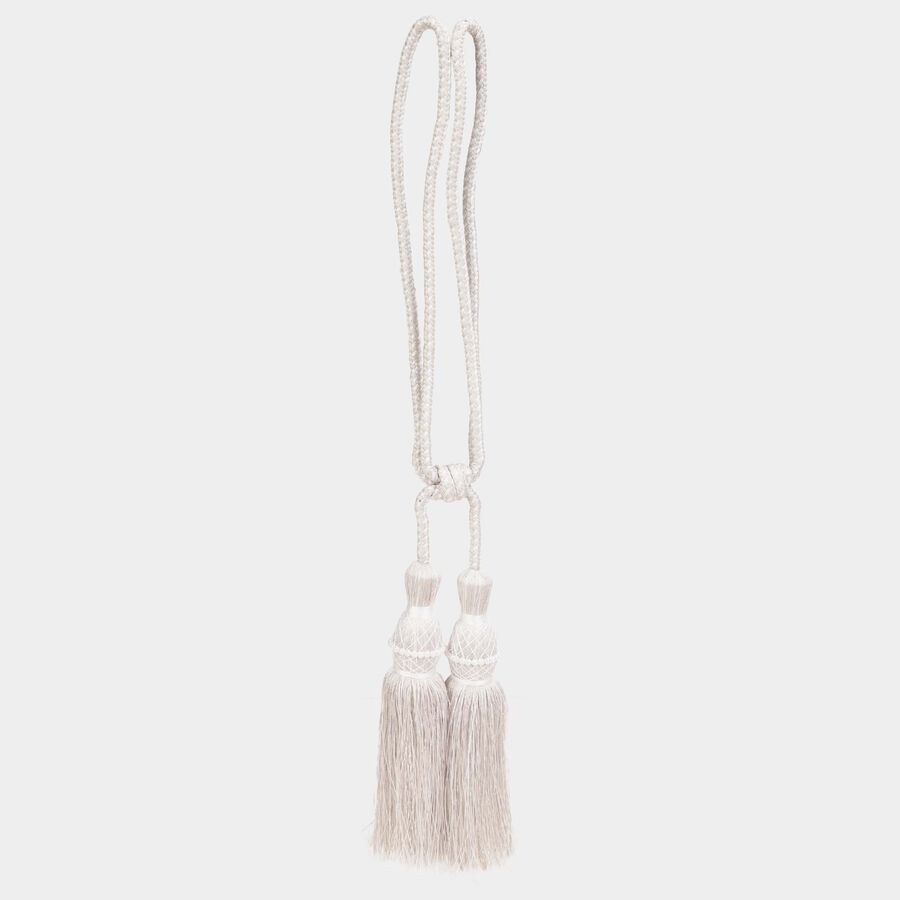 Grey Microfiber Tieback Rope, , large image number null