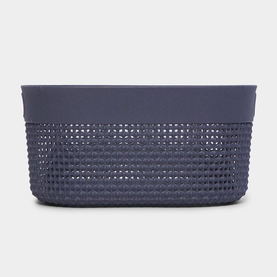 Grey Plastic Basket, , large image number null