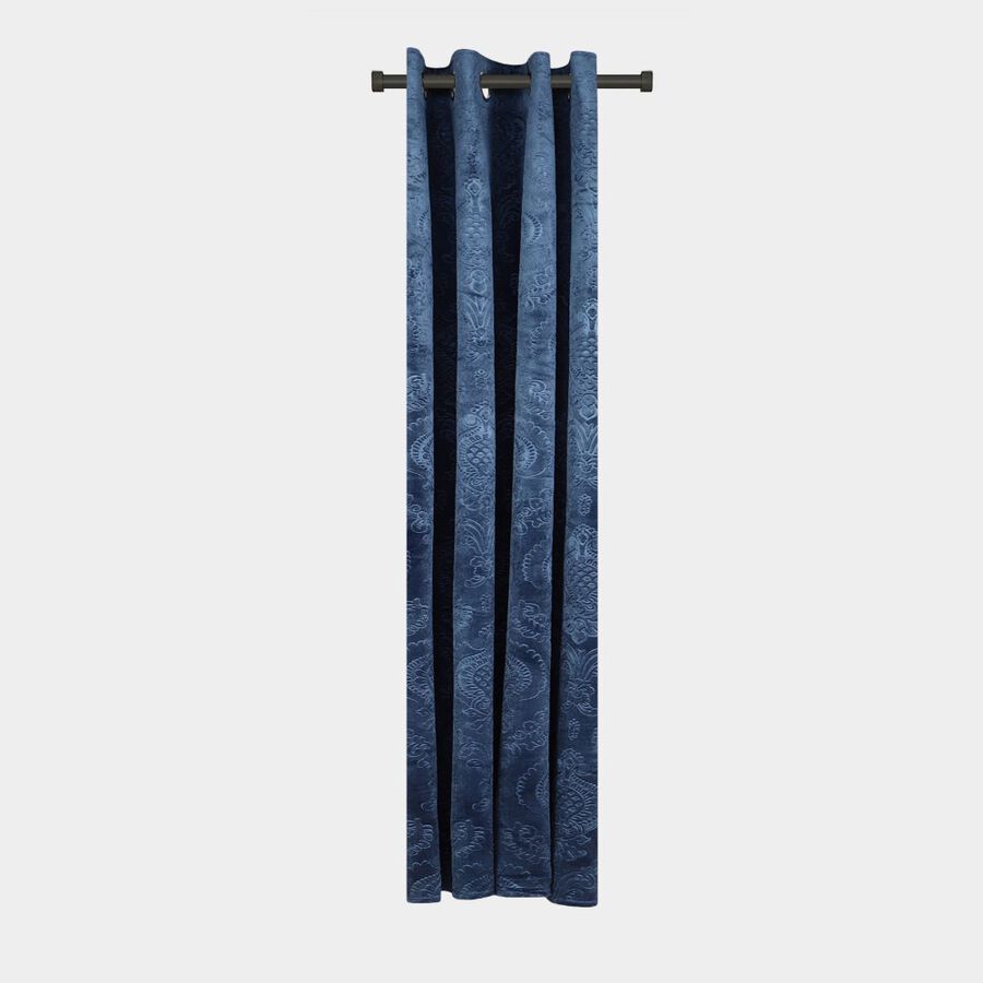 5ft. Dark Blue Window Curtain, , large image number null