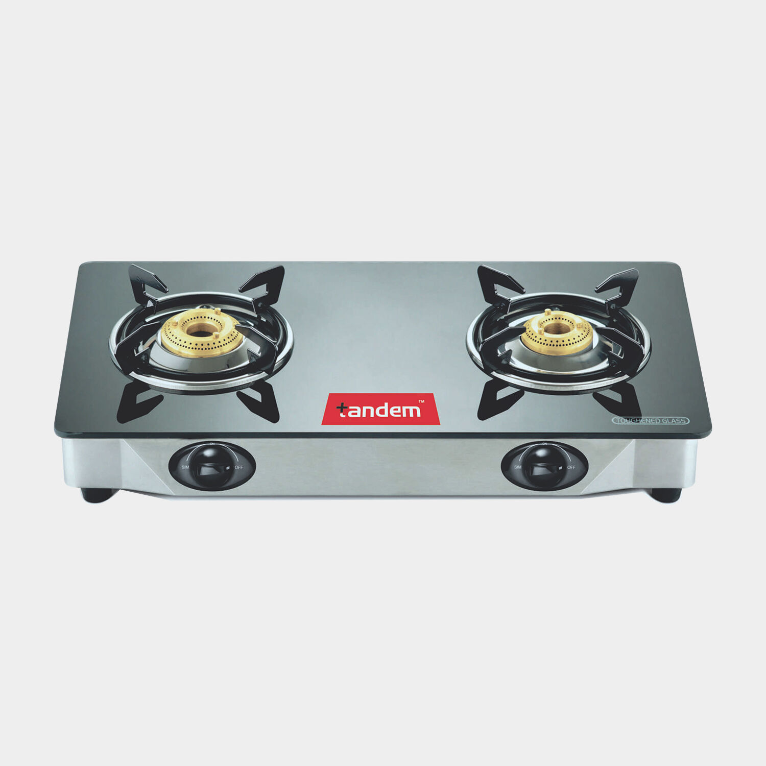 2 burner gas oven top