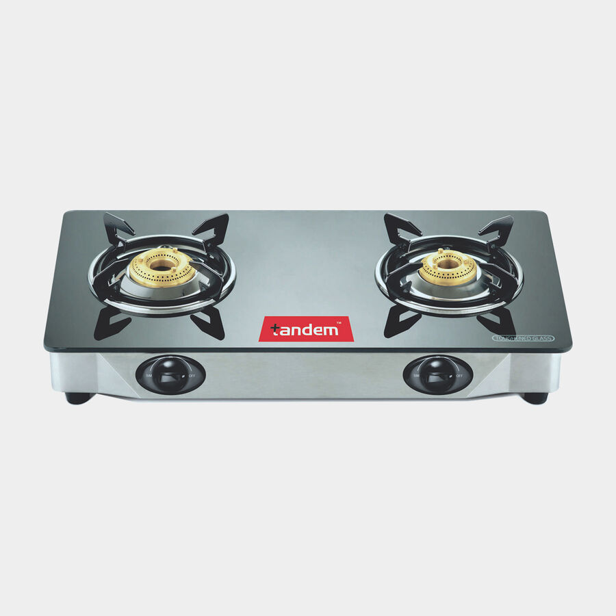 Gas Stove Glass Top 2 Burner, , large image number null