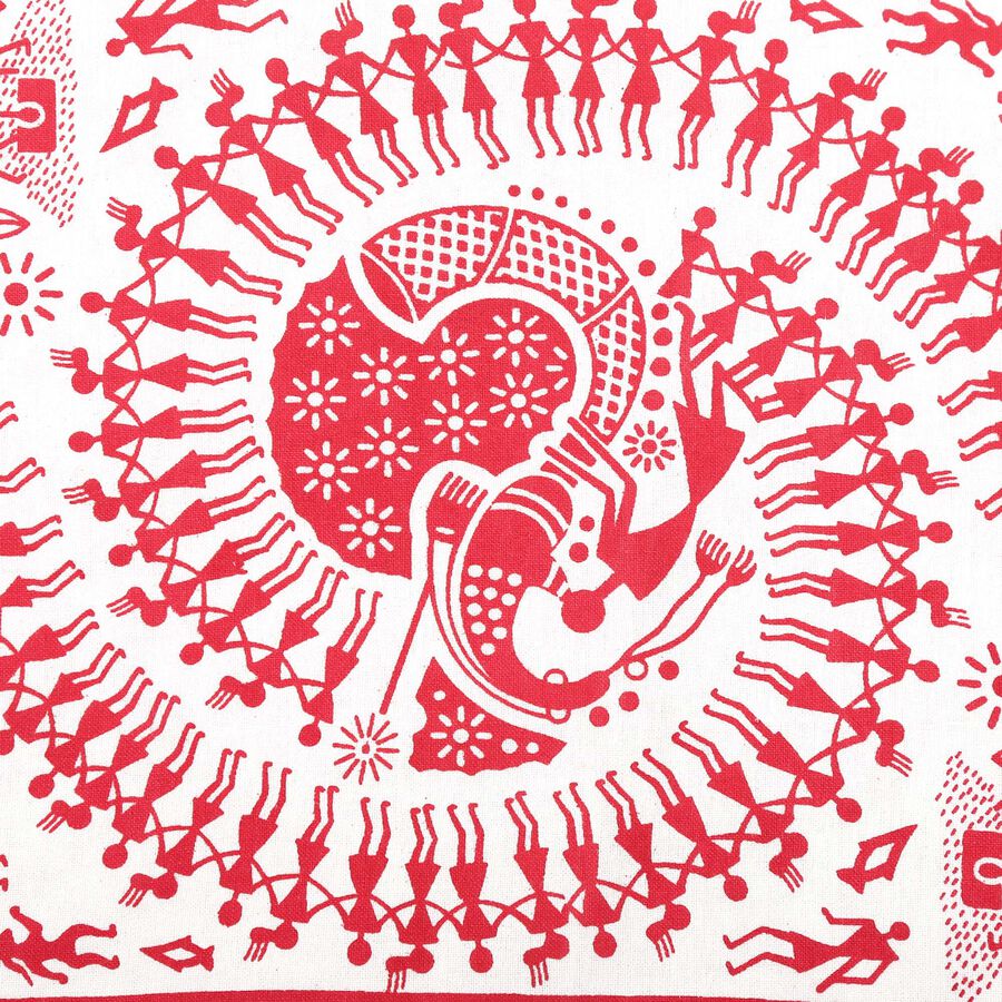 Printed Cotton Blend Pillow Cover, , large image number null