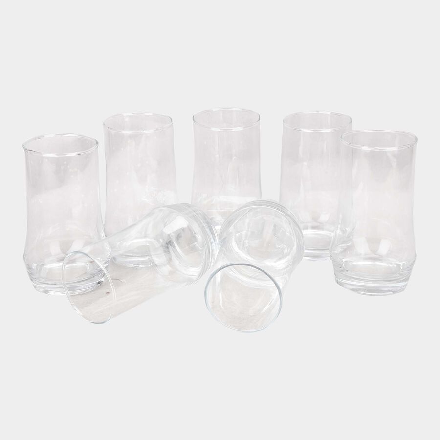 Glass Tumblers - Set Of 6, , large image number null