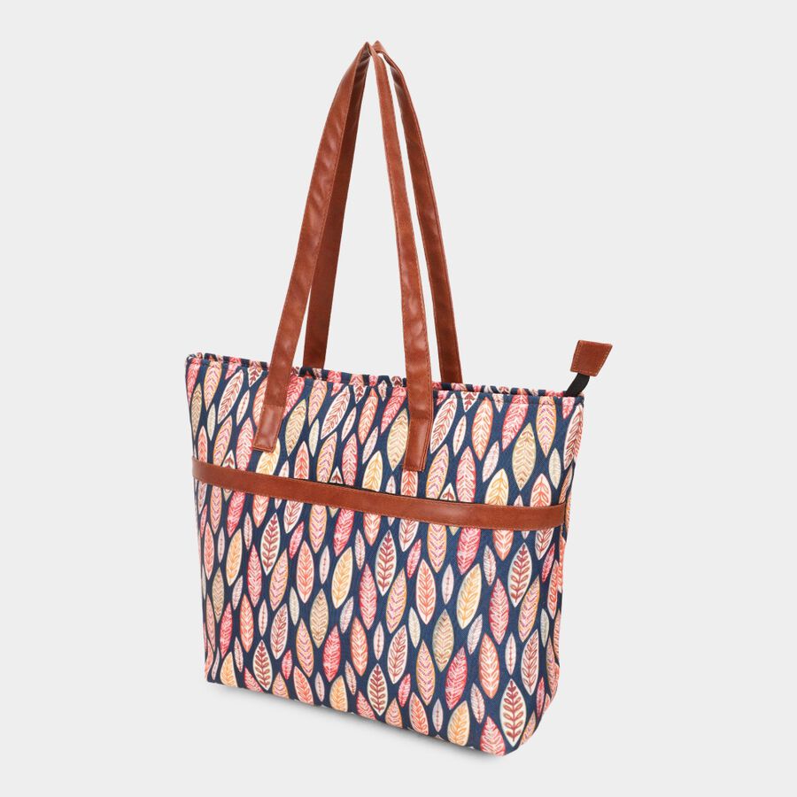 Women's Blue Fabric-Polyester Tote Bag, , large image number null