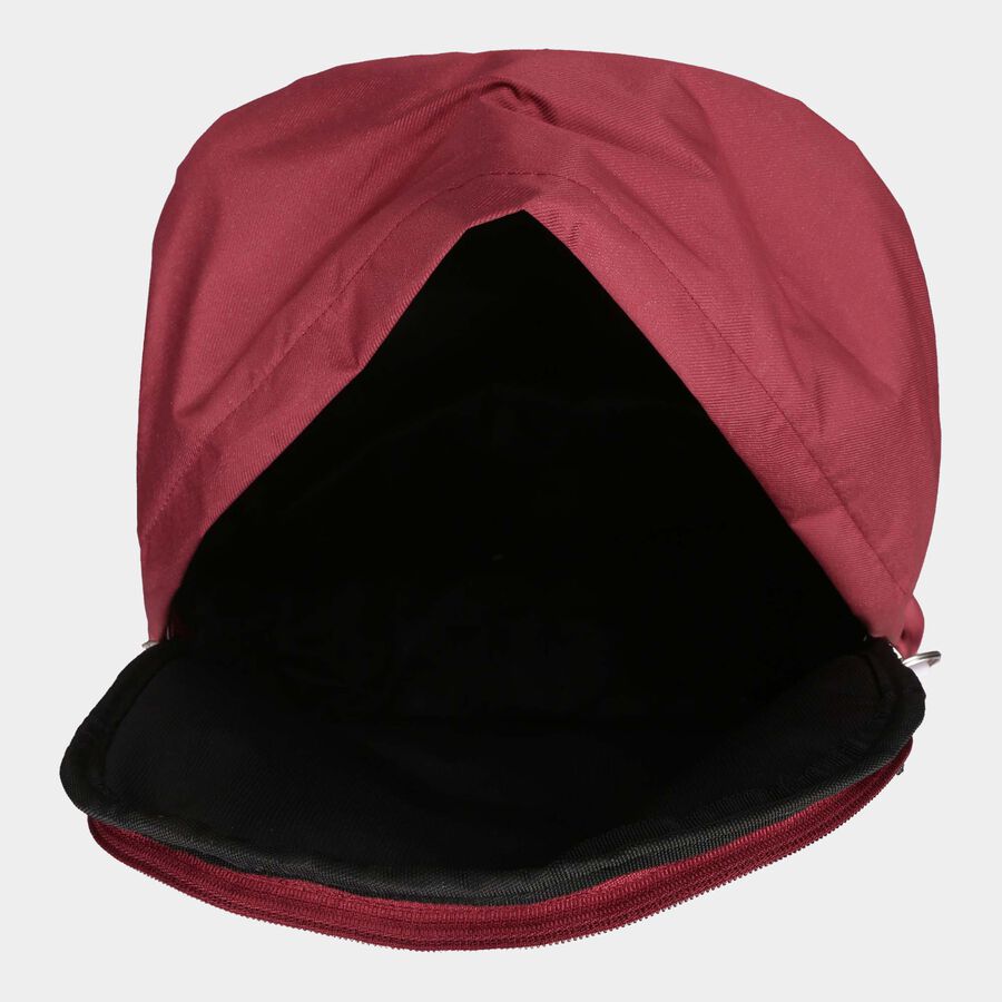 Women's Maroon Polyurethane Backpack, , large image number null