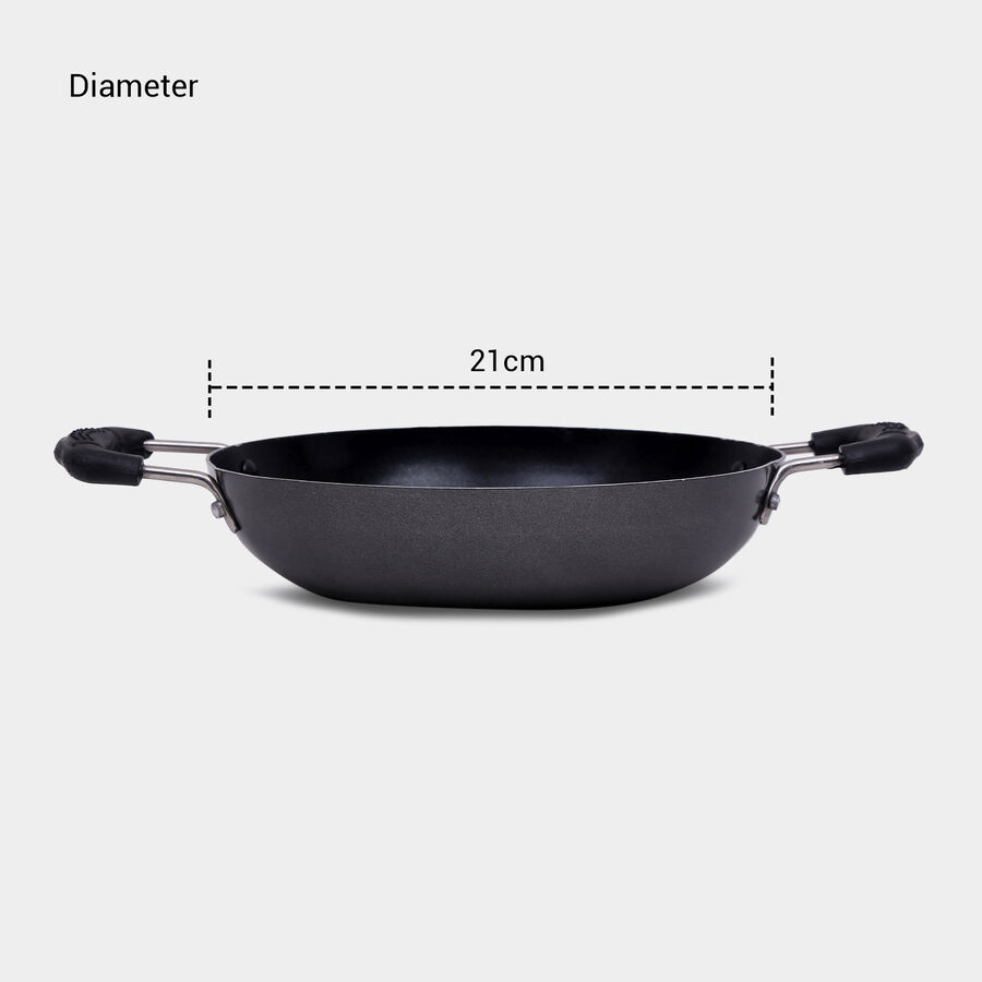 नॉन स्टिक कढ़ाई - 21cm (1 लीटर), , large image number null