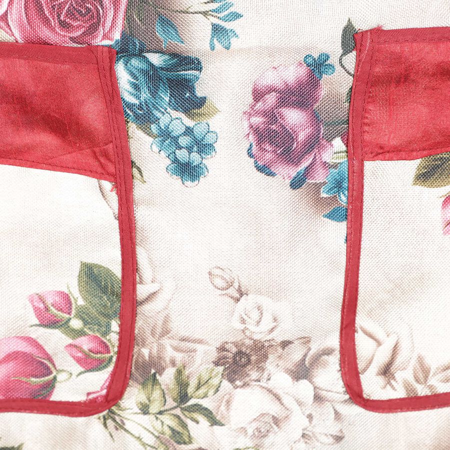 Maroon Cotton Blend Apron, , large image number null