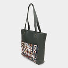 Women's Green Polyurethane Tote Bag, , small image number null