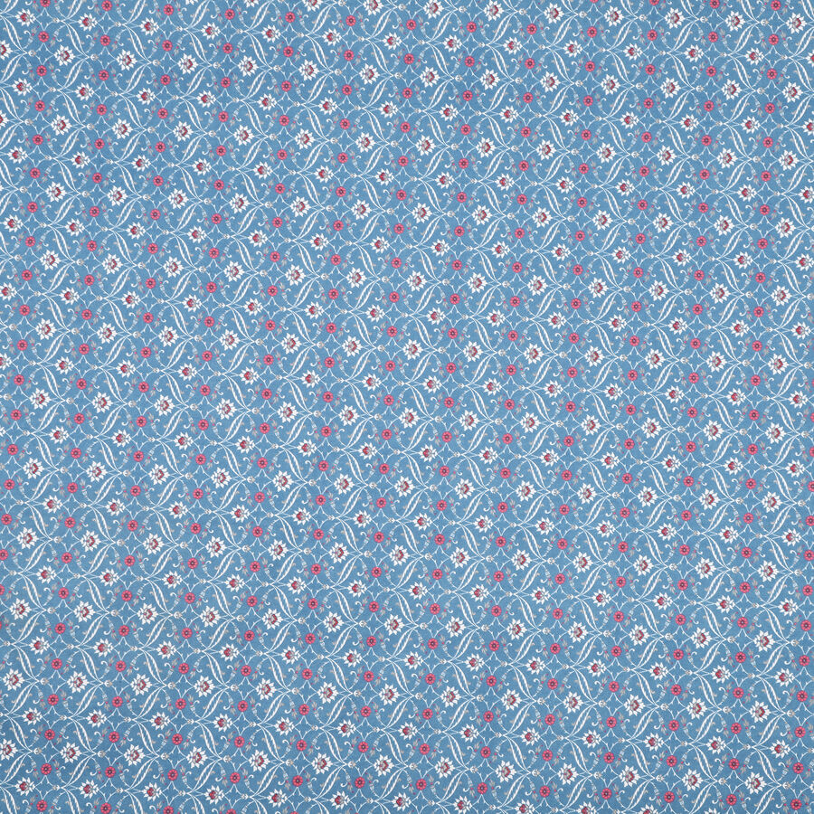 120 GSM Blue Microfiber Double Bedsheet, , large image number null