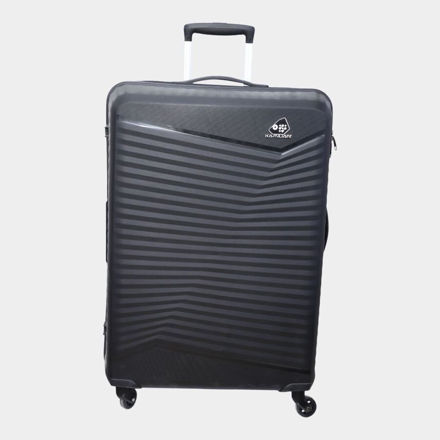 4-Wheel Black PVC Matee Hard Case Trolley, Small + Medium + Large, , large image number null