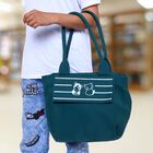Women's Green Polyurethane Tote Bag, , small image number null