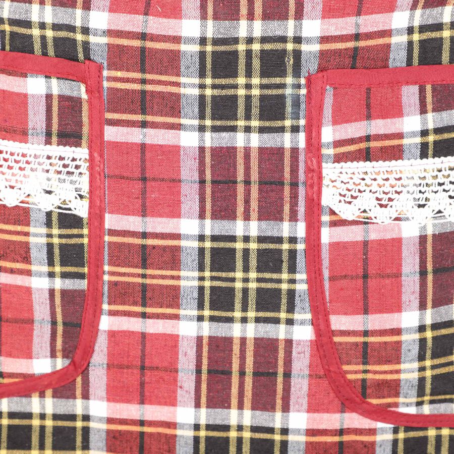 Maroon Polyester Apron, , large image number null