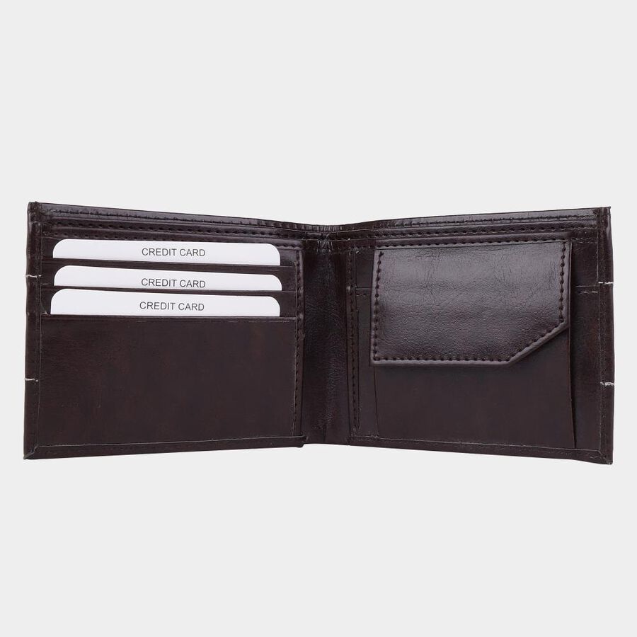 Men's Brown Polyurethane Wallet, , large image number null