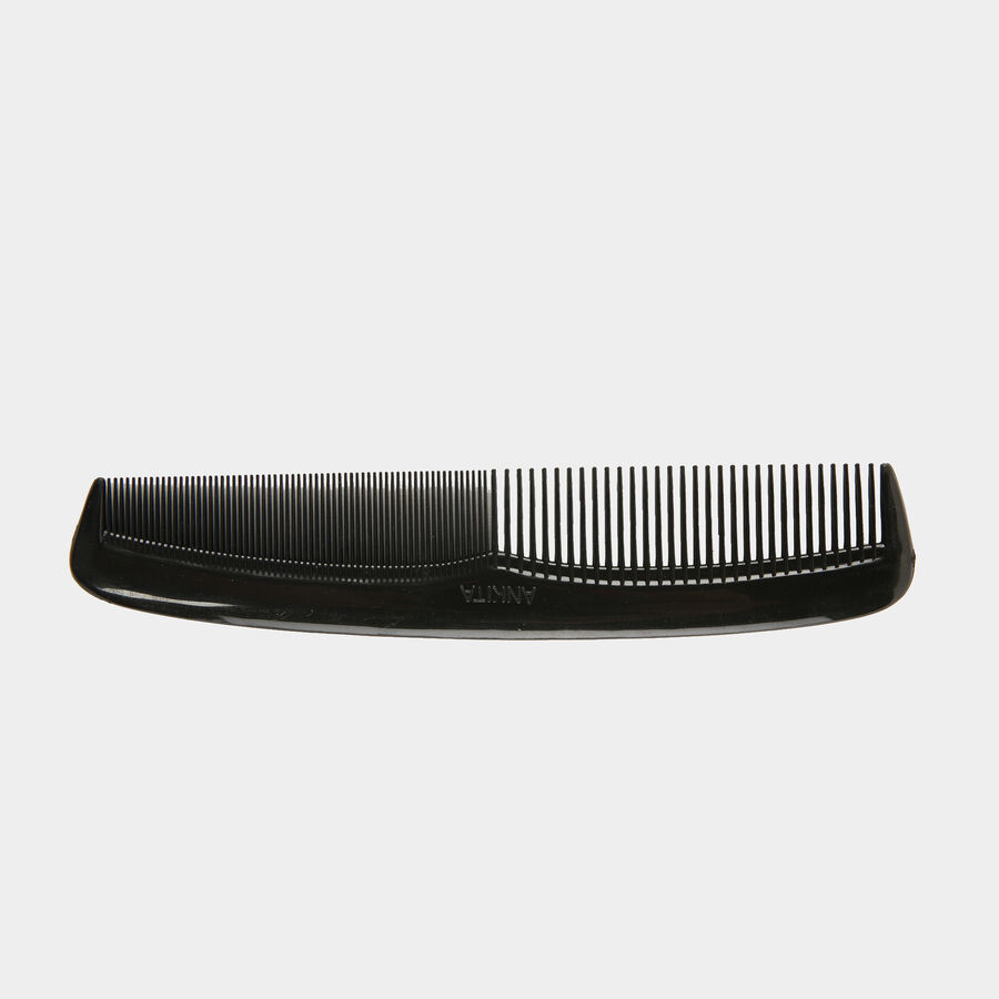 Plastic Hair Comb, Set of 2 - Colour/Design May Vary, , large image number null