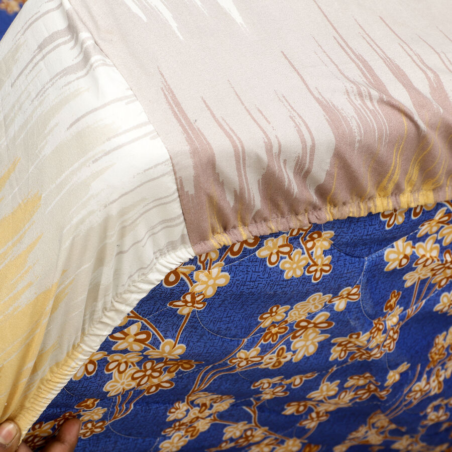 120 GSM Brown Microfiber Double Bedsheet, , large image number null