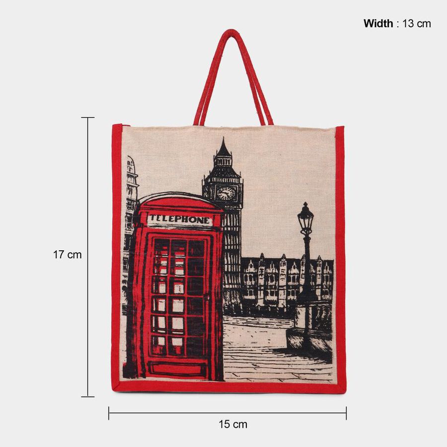 Red Jute Bag, , large image number null