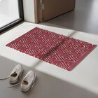 Maroon Polyester Door Mat, , small image number null