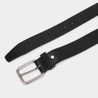 Men's Black PU Belt, , small