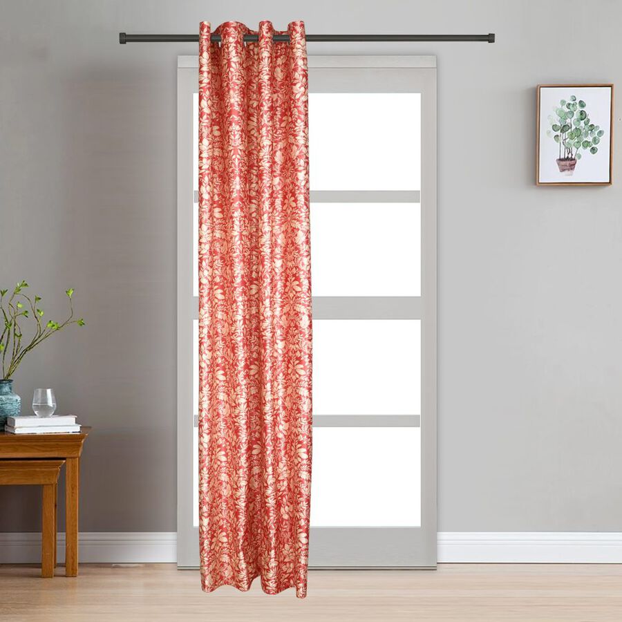 7ft. Maroon Microfiber Door Curtain, , large image number null