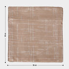 Brown Polyester Cushion Cover, , small image number null