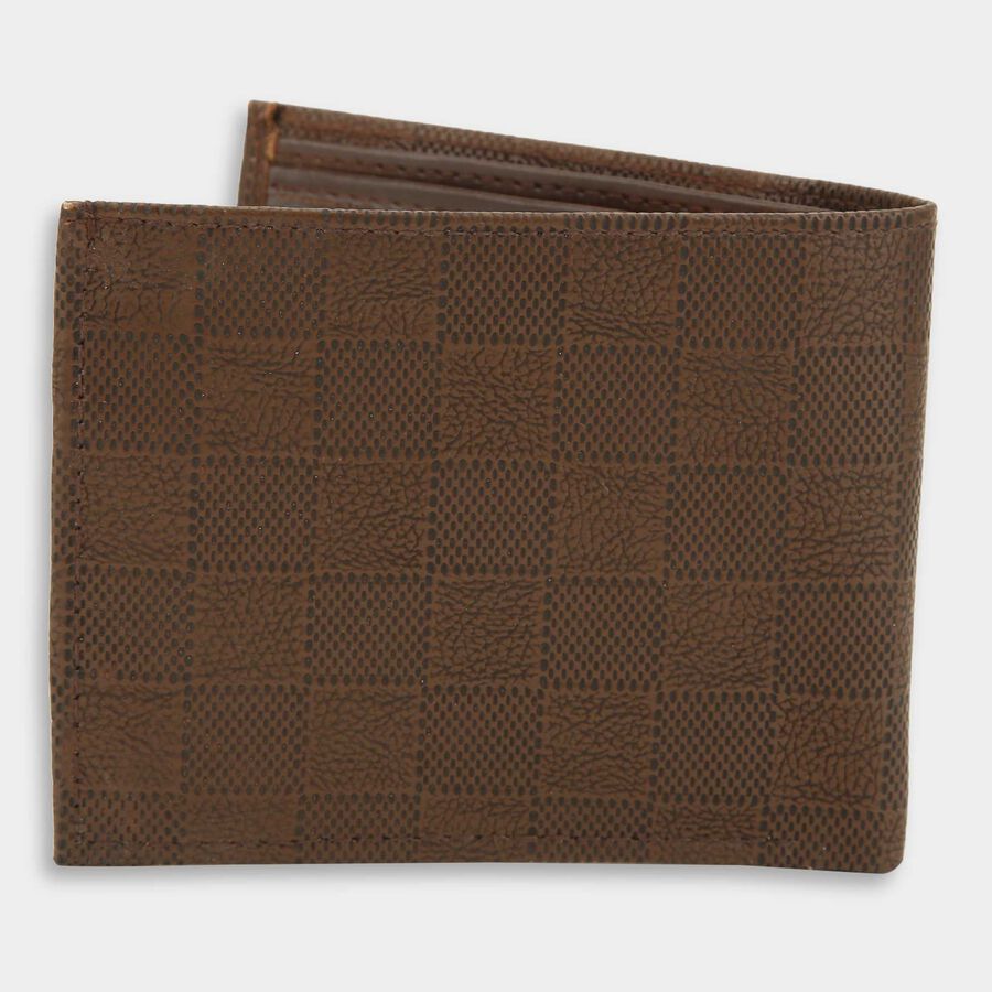 Men PU Brown Wallet, , large image number null