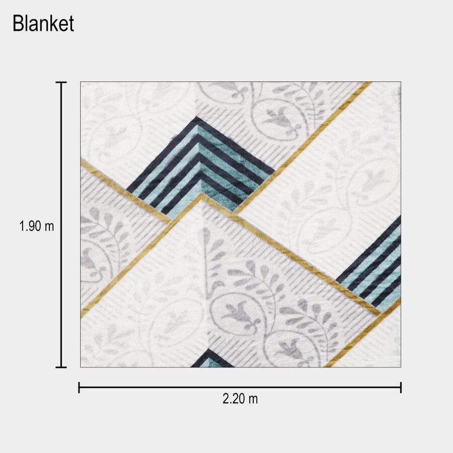 White Microfiber Blanket , , large image number null