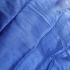 Women's Blue Cotton Scarf, , small image number null
