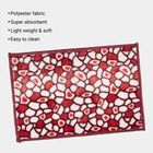 Maroon Printed Bath Mat, , small image number null