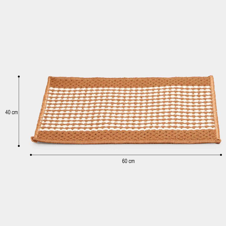Brown Polyester Door Mat, , large image number null