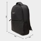 Black Backpack with Laptop Sleeve, 27 L(Approx), , small image number null