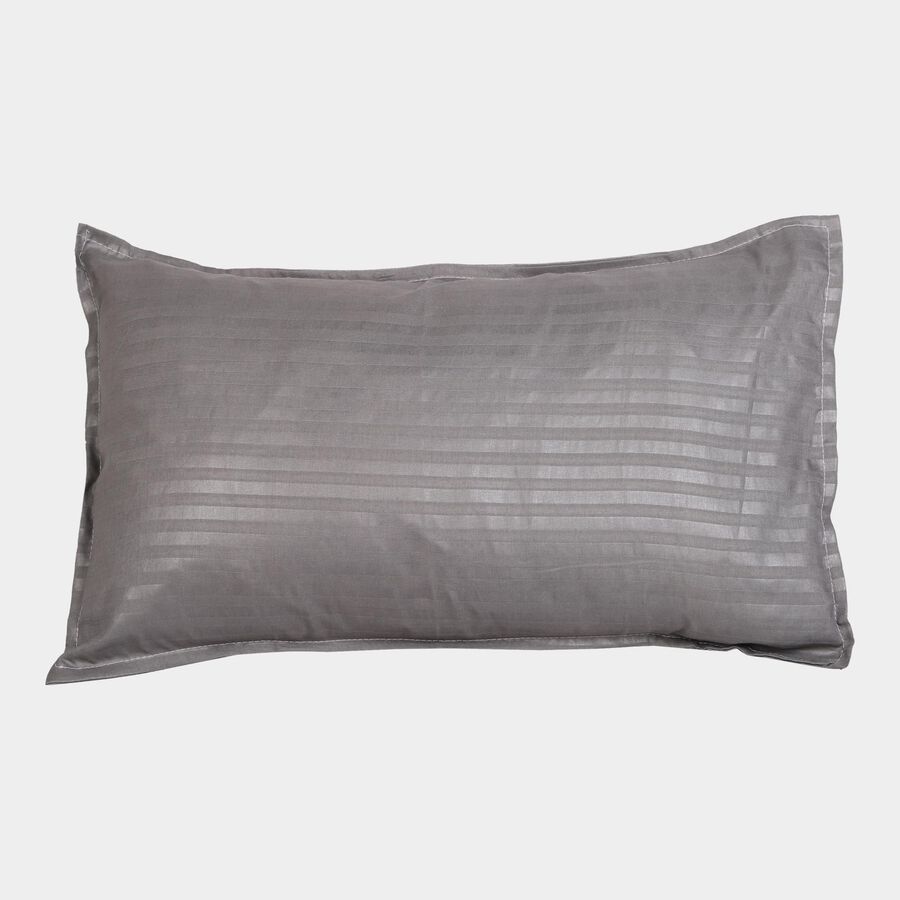 Grey Microfiber Pillow Cover, , large image number null